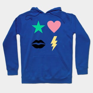 Star Love Lips Lightning Hoodie